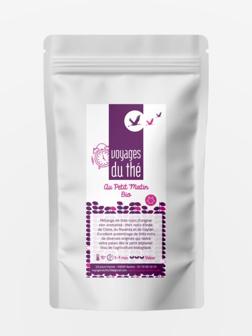 Thé bio en vrac - Au Petit Matin - Voyages du Thé
