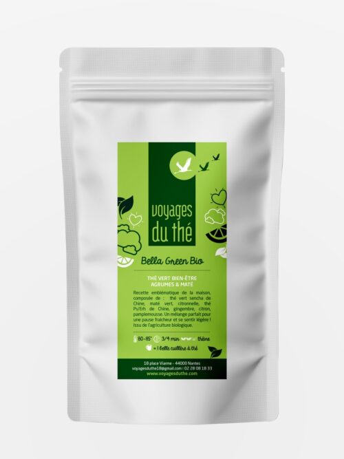 Thé vert bio en vrac - Bella Green - Voyages du Thé