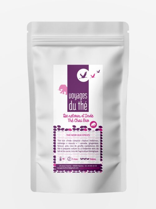 Thé chai bio en vrac - De Retour d’Inde - Voyages du Thé