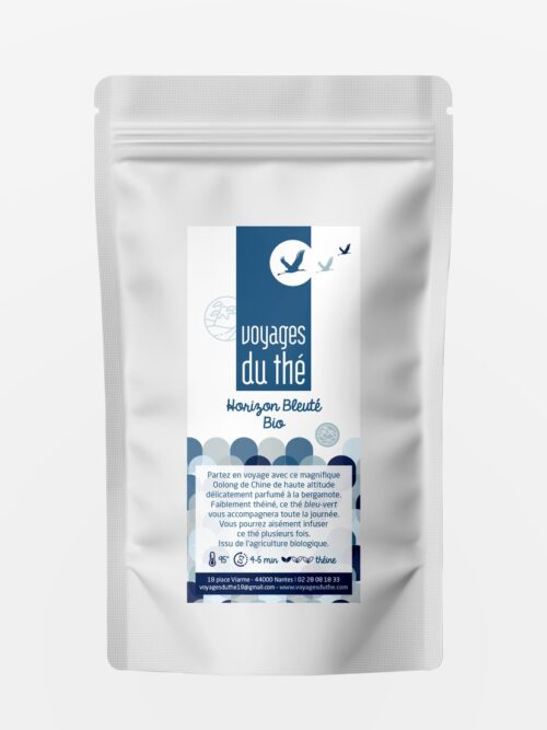 Thé Oolong en vrac bio - Horizon Bleuté - Voyages du Thé