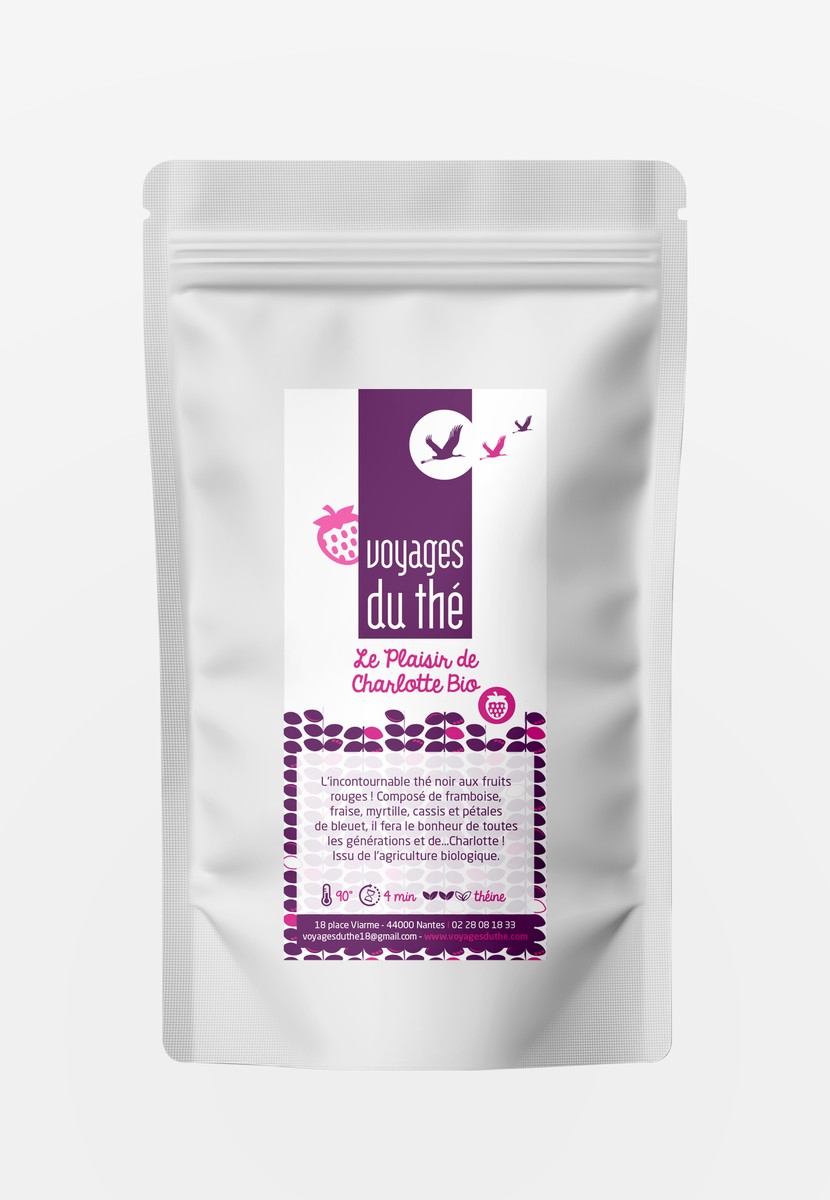 Thé noir bio en vrac - Le Plaisir de Charlotte - Voyages du Thé