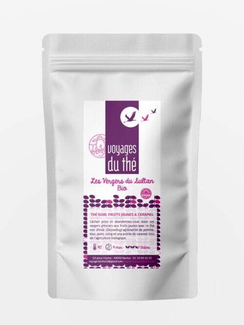 Thé noir bio en vrac - Les Vergers du Sultan - Voyages du Thé