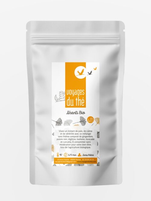 Tisane bio - Shanti - Voyages du Thé