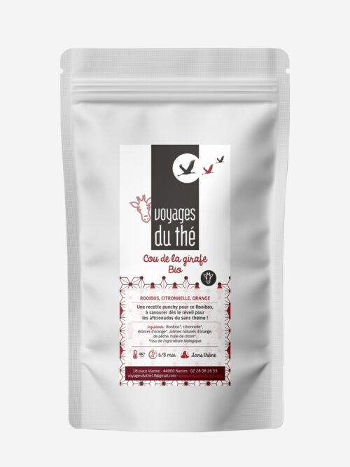 Rooibos bio en vrac - Coup de la Girafe - Voyages du Thé