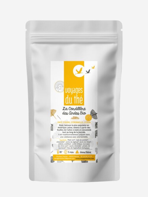 La cordillère des Andes - Maté Bio - Voyages du thé