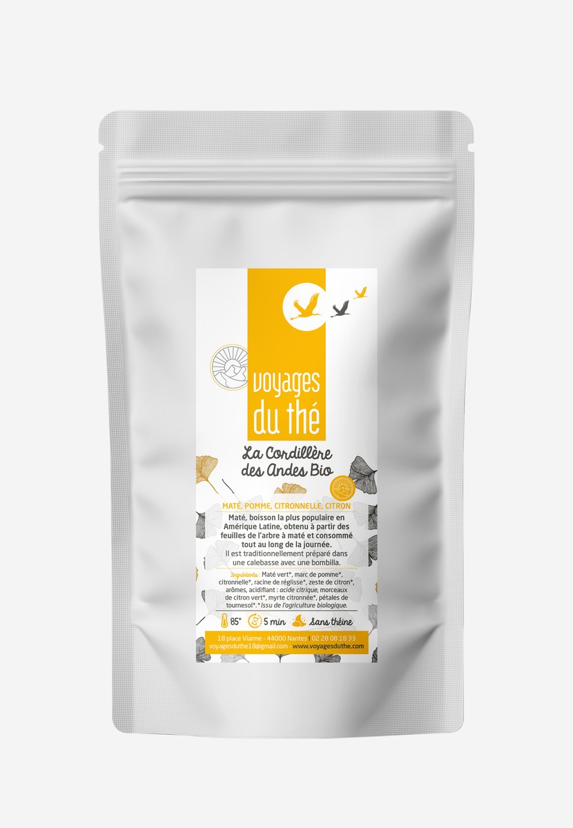La cordillère des Andes - Maté Bio - Voyages du thé
