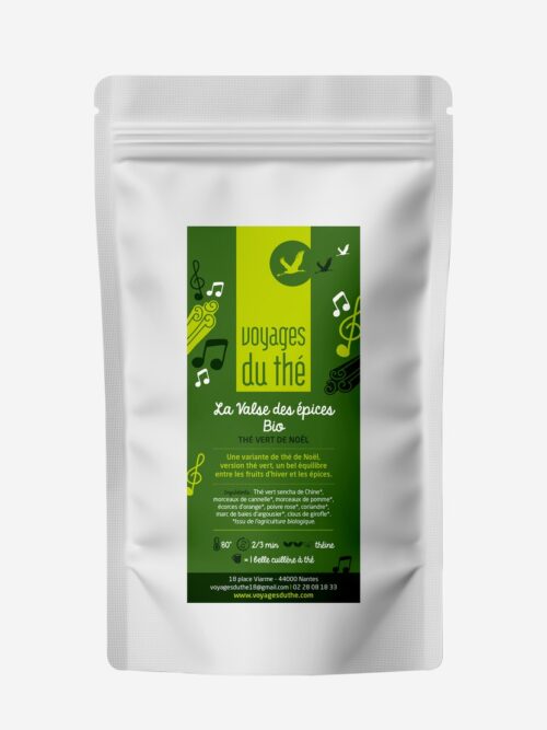 Thé vert bio en vrac - La Valse des Épices - Voyages du Thé