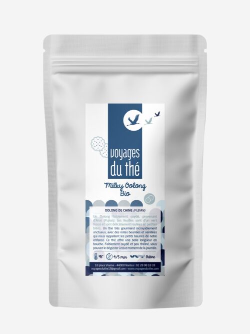 Thé Oolong bio en vrac - Milky - Voyages du Thé