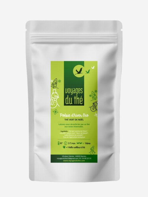 Thé vert bio en vrac - Poésie d’Hiver - Voyages du Thé