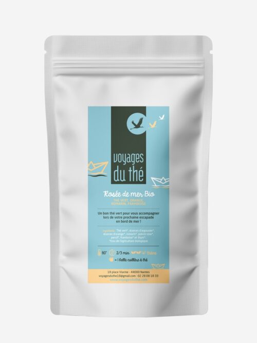 Thé vert bio en vrac - Rosée de Mer - Voyages du Thé