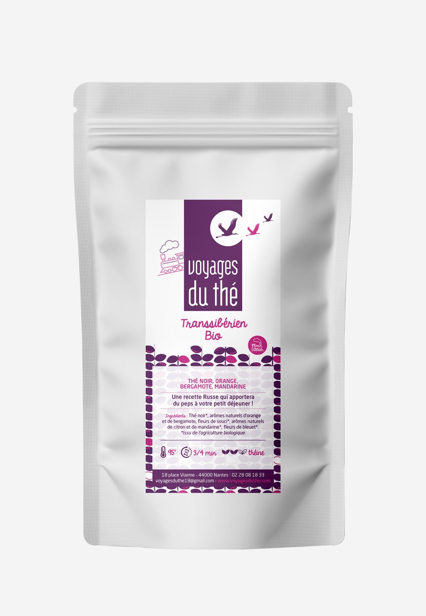 Thé bio en vrac - Transsibérien - Voyages du Thé